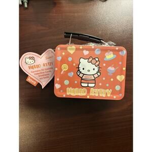 Vintage Sanrio Hello Kitty Valentines Cards Mini Tin Lunch Box 1976 2004 Sealed